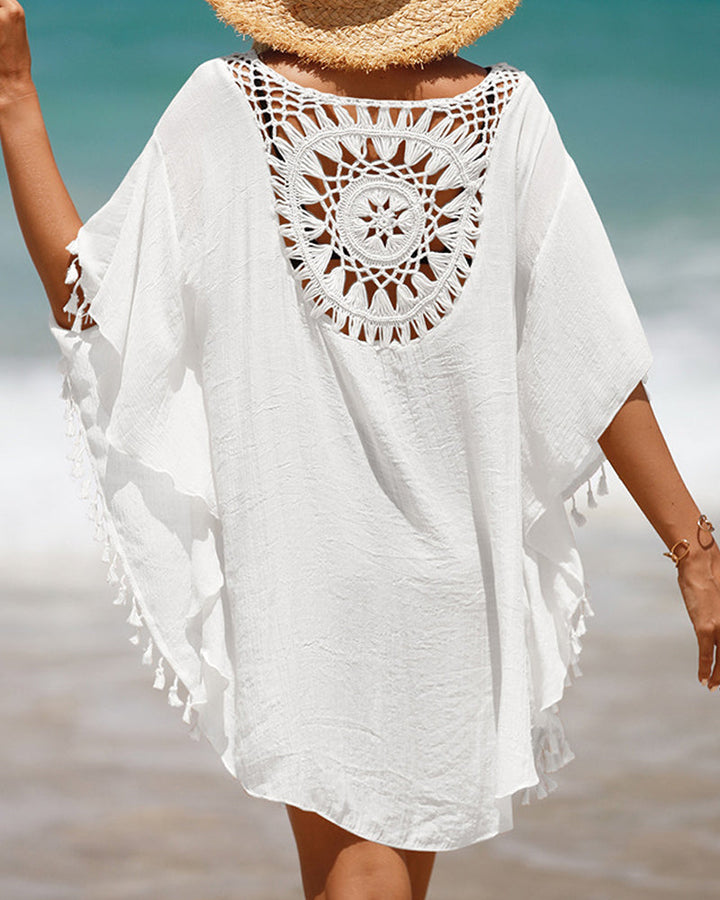 Chrissy | Robe de plage en crochet au charme bohème