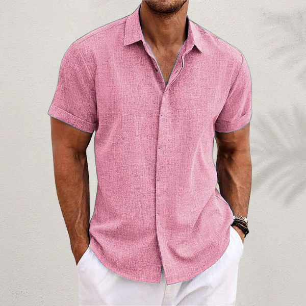 Rémy | Chemise en lin à manches courtes