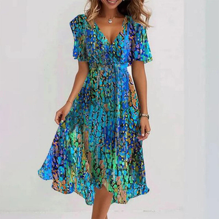 Noa | Robe midi élégante au charme intemporel