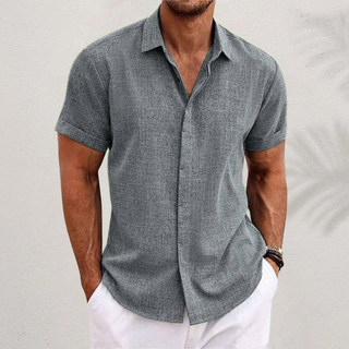 Rémy | Chemise en lin à manches courtes