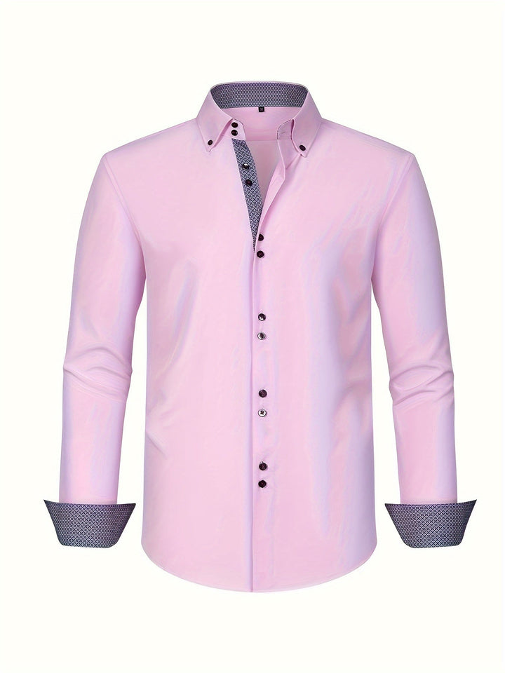 Arnaud | Chemise élégante légère à détails contrastés