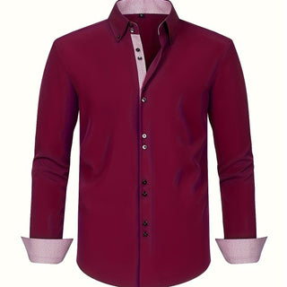Arnaud | Chemise élégante légère à détails contrastés