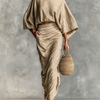 Hortense | Ensemble Coton Lin Robe Longue