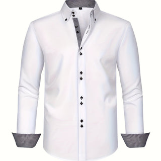 Arnaud | Chemise élégante légère à détails contrastés