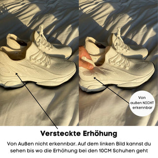 Vienna | Baskets élégantes et confortables avec rehaussement discret