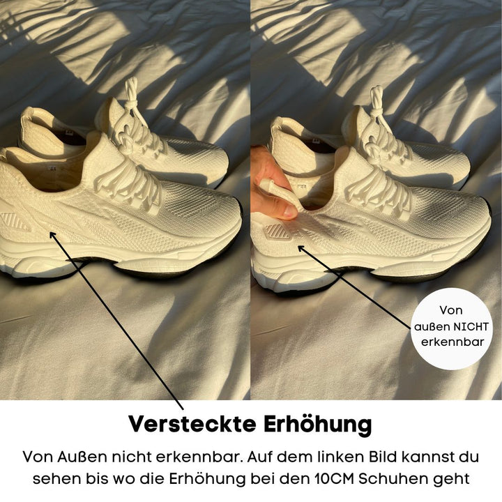 Vienna | Baskets élégantes et confortables avec rehaussement discret
