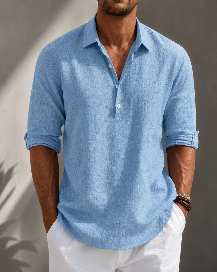 Alex | Chemise en Coton Manches Courtes