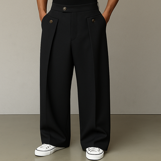 Olivier | Pantalon Tendance à Pinces Structurées
