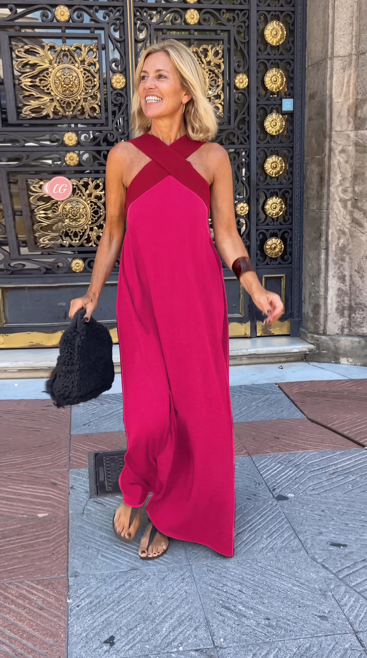Delphine | Robe élégante à coupe portefeuille