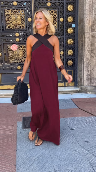 Delphine | Robe élégante à coupe portefeuille