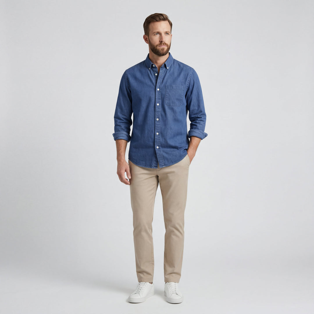 Youp | Chemise Casual Chic Manches Longues