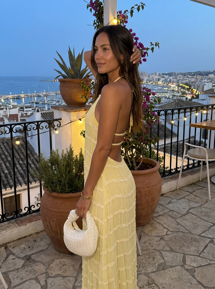 Célestine | Robe Longue d'Été Épurée