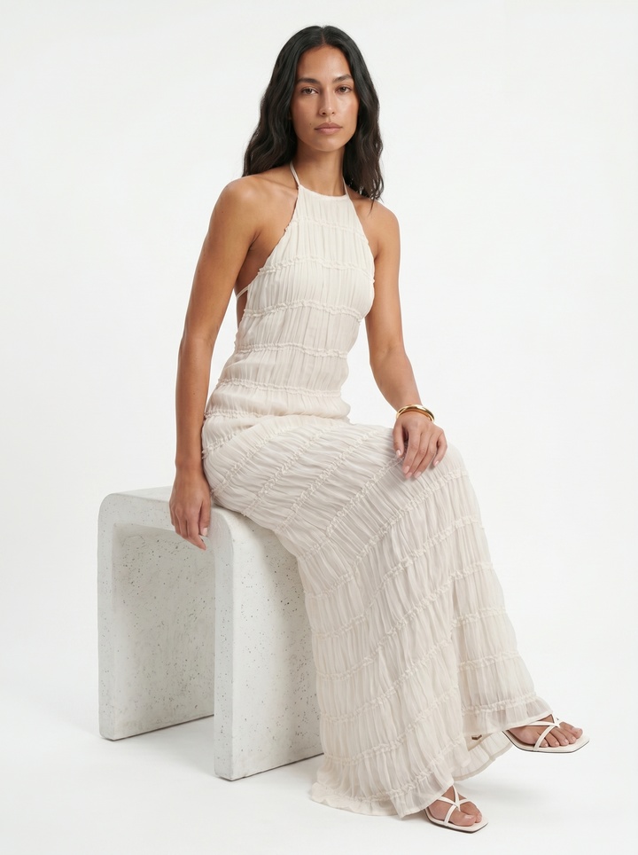 Célestine | Robe Longue d'Été Épurée