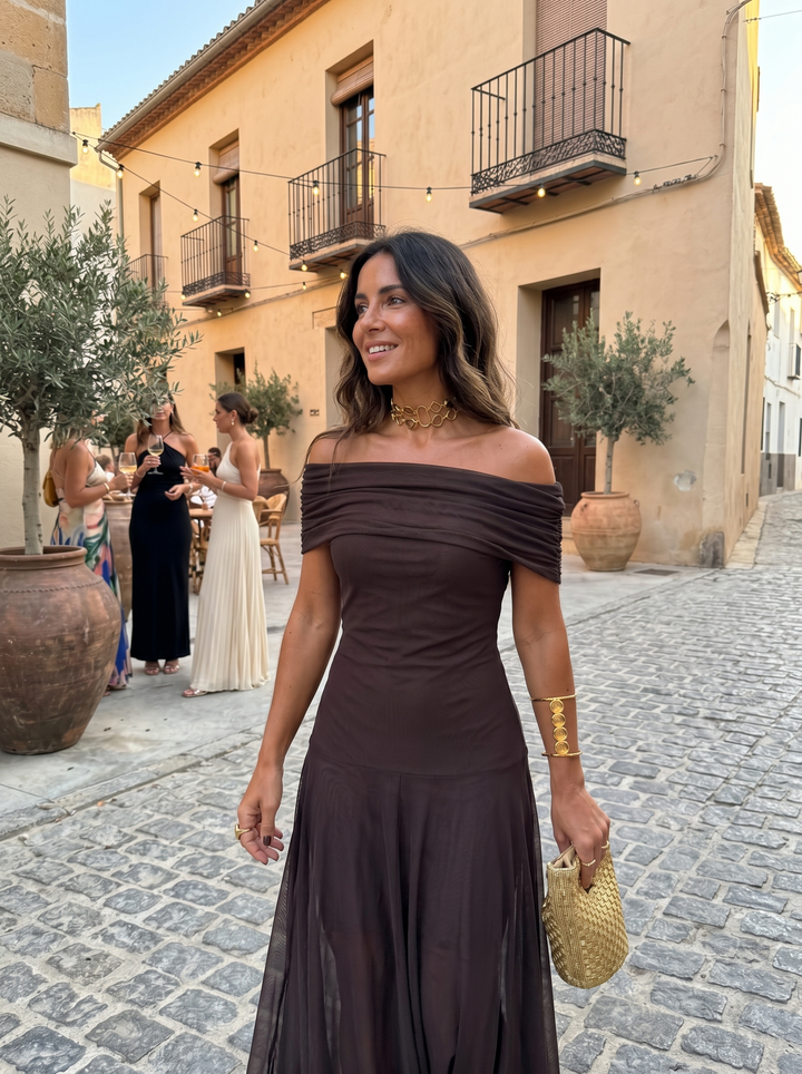 Fleur | Robe Maxi Élégante et Épurée