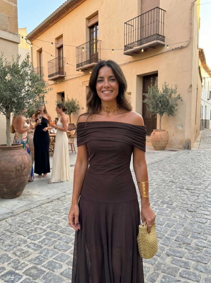Fleur | Robe Maxi Élégante et Épurée