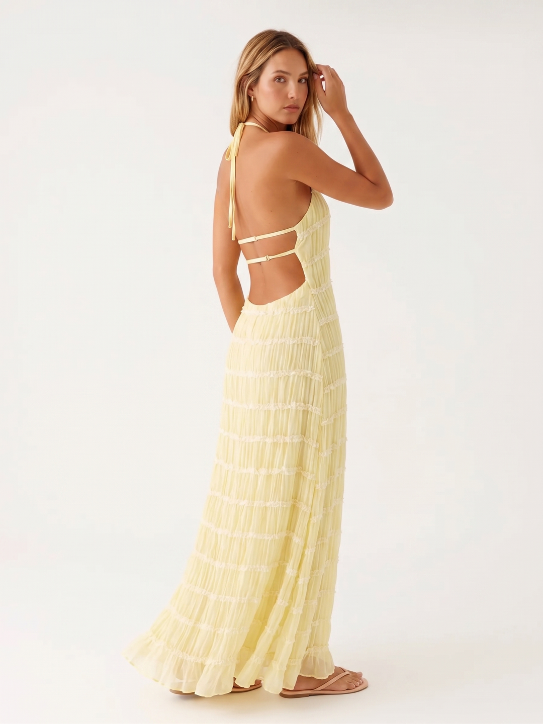 Célestine | Robe Longue d'Été Épurée
