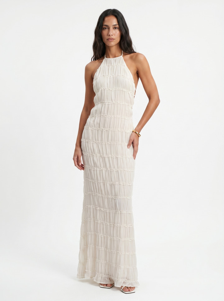 Célestine | Robe Longue d'Été Épurée