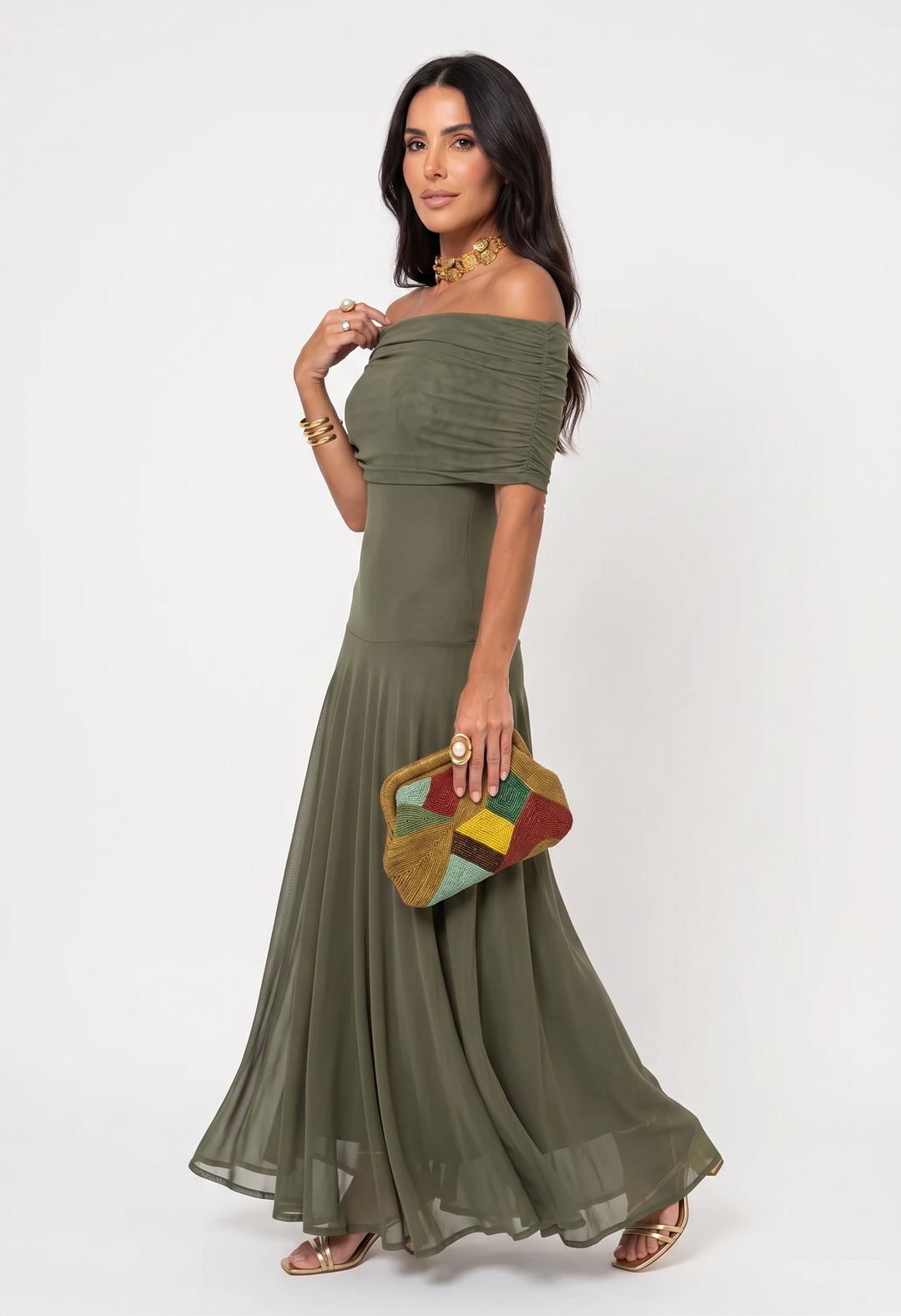 Fleur | Robe Maxi Élégante et Épurée