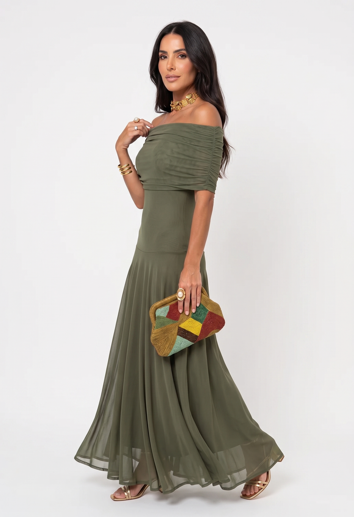 Fleur | Robe Maxi Élégante et Épurée