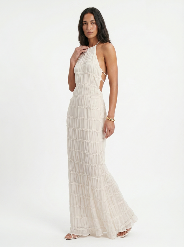 Célestine | Robe Longue d'Été Épurée