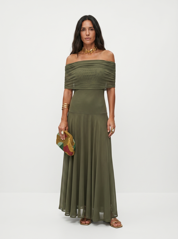 Fleur | Robe Maxi Élégante et Épurée