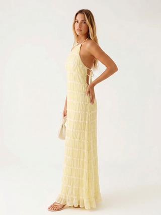 Célestine | Robe Longue d'Été Épurée