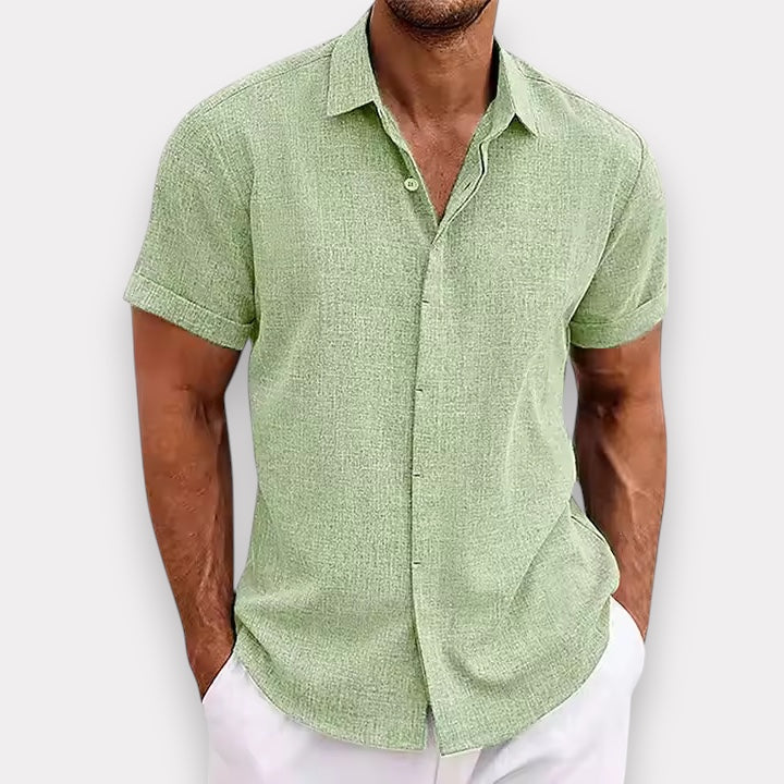 Max | Chemise Lin Manches Courtes