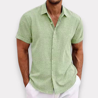 Max | Chemise Lin Manches Courtes