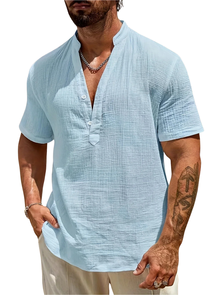 Noah | Chemise Estivale à Col Haut