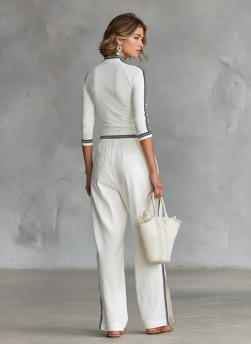 Mireille | Ensemble Sportswear Pantalon Large