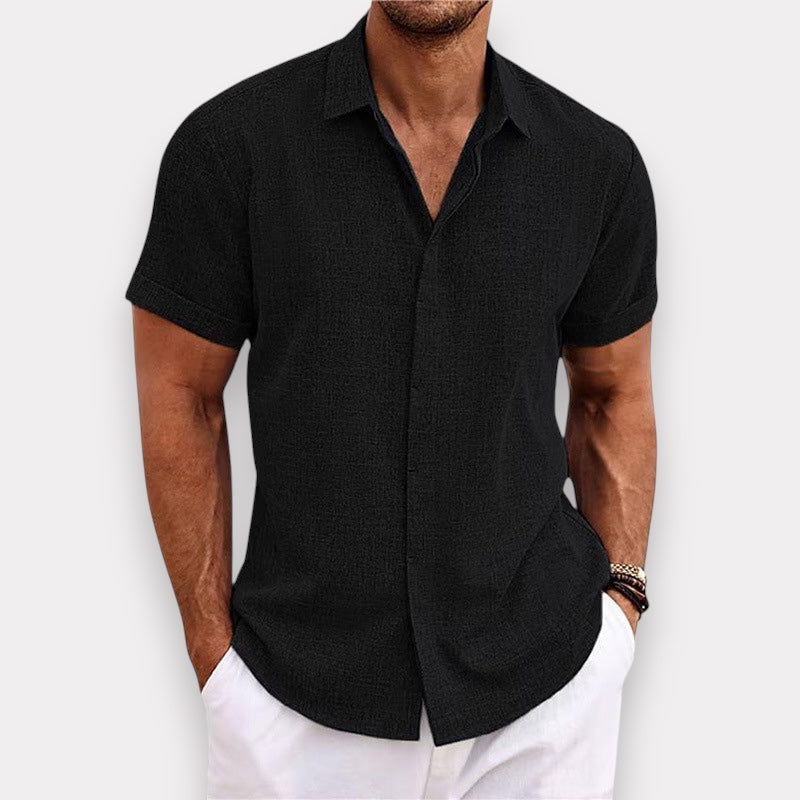 Max | Chemise Lin Manches Courtes