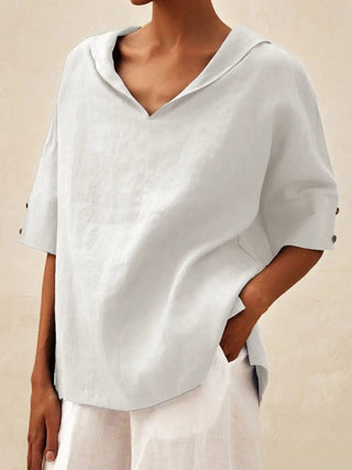 Lola | Chemise élégante en lin pour l'été