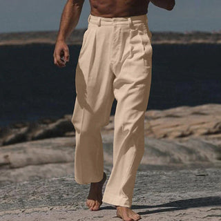 Théodore | Pantalon en Lin à Jambes Larges