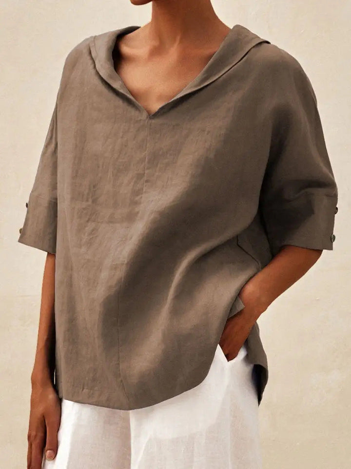 Lola | Chemise élégante en lin pour l'été