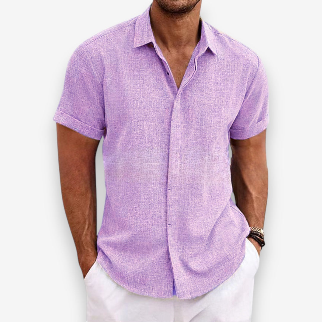Max | Chemise Lin Manches Courtes