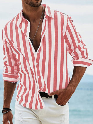 John | Chemise Rayée Multicolore
