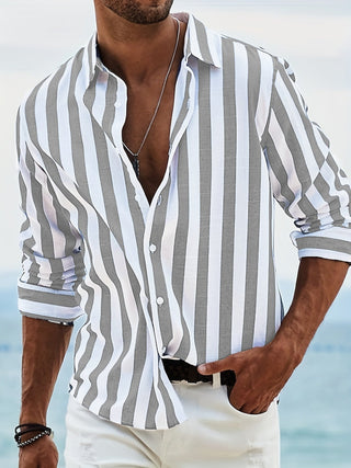 John | Chemise Rayée Multicolore