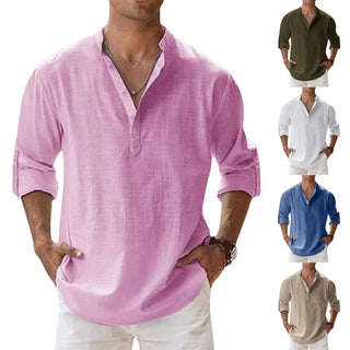 Enzo | Chemise d'Été en Lin et Coton