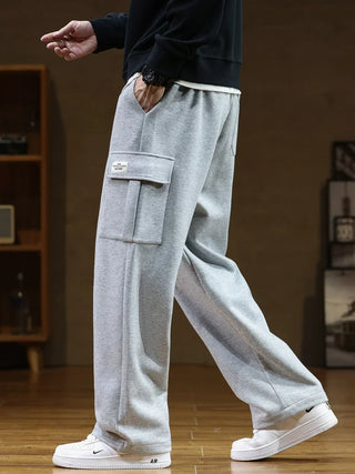 Patrice | Pantalon Cargo en Polaire Décontracté