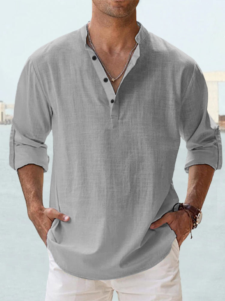 Raphael | Chemise en Lin Manches Longues