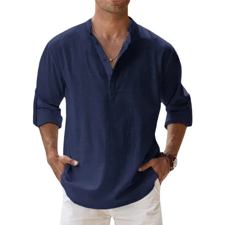 Enzo | Chemise d'Été en Lin et Coton