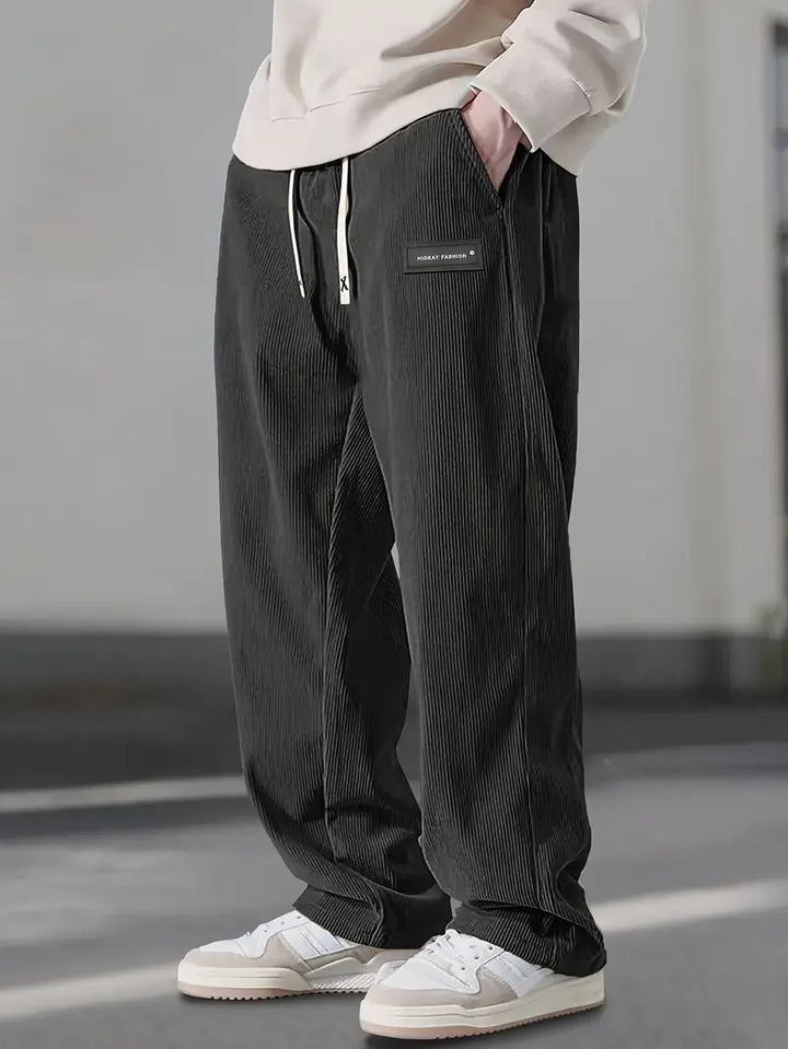 Thierry | Pantalon en Velours Côtelé Coupe Détendue
