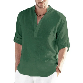 Enzo | Chemise d'Été en Lin et Coton