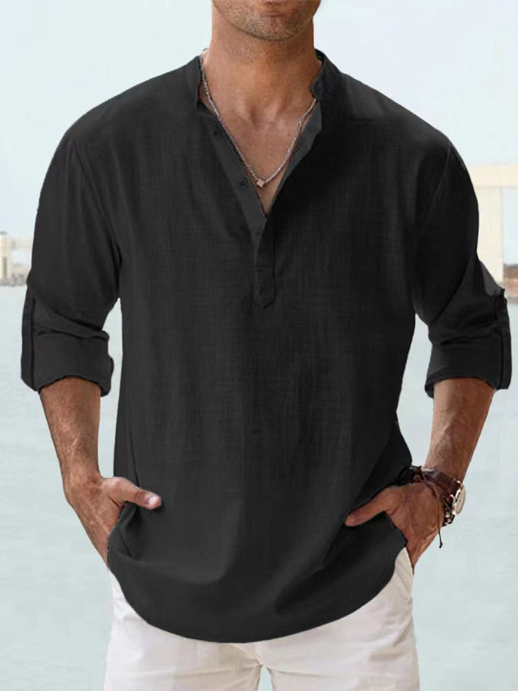 Raphael | Chemise en Lin Manches Longues