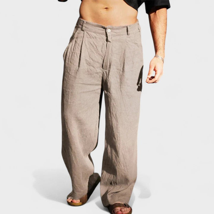 Lars | Pantalon Oversize en Lin