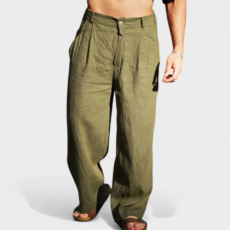 Lars | Pantalon Oversize en Lin