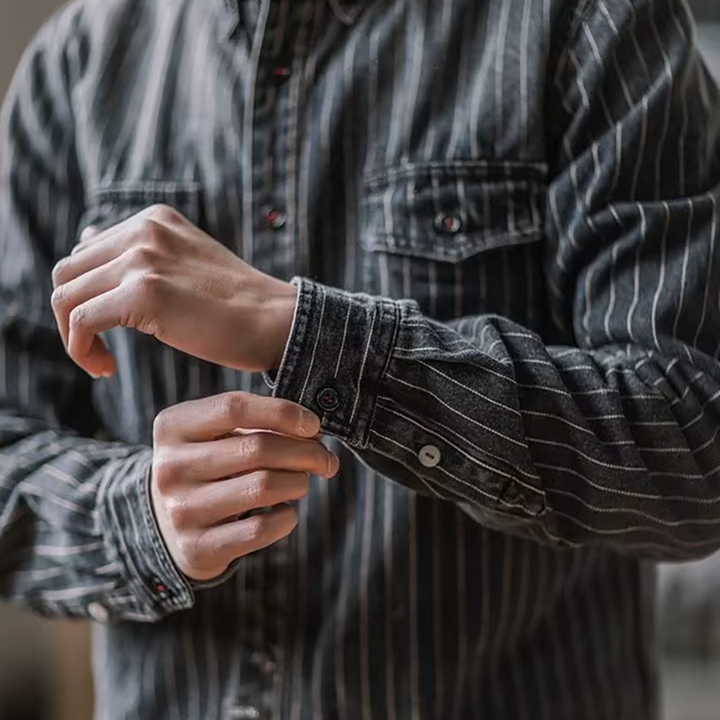 Henri | Chemise à rayures vintage