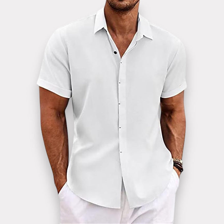 Max | Chemise Lin Manches Courtes