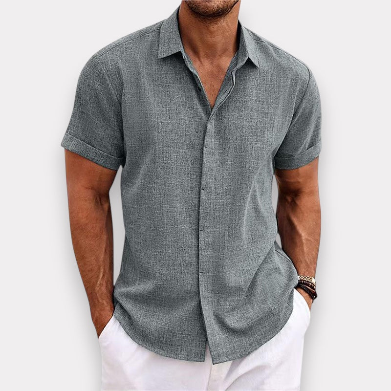 Max | Chemise Lin Manches Courtes