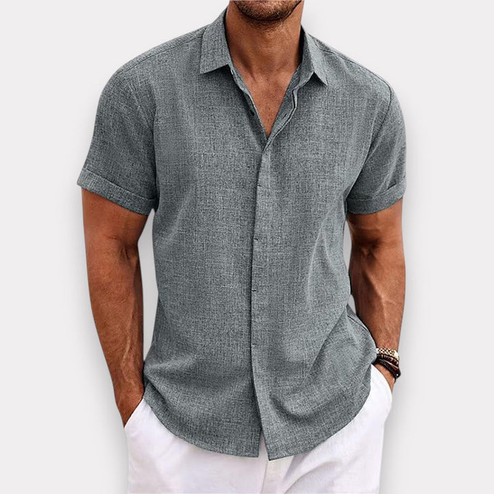 Max | Chemise Lin Manches Courtes